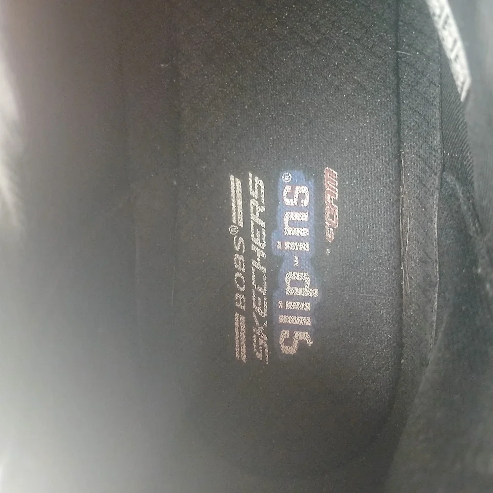 Skechers‎ Bobs Slip-ins Sneakers 9 Black Hands-Free Walking Shoes 117500